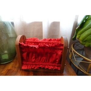 Vintage wooden napkin‎ holder